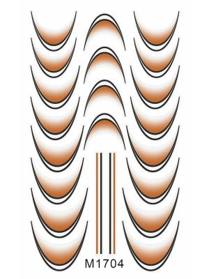 Слайдер Mezze набор Френч двойной (без вырезания) из каталога Слайдеры MEZZE Наборы 8 шт, в интернет-магазине BPW.style